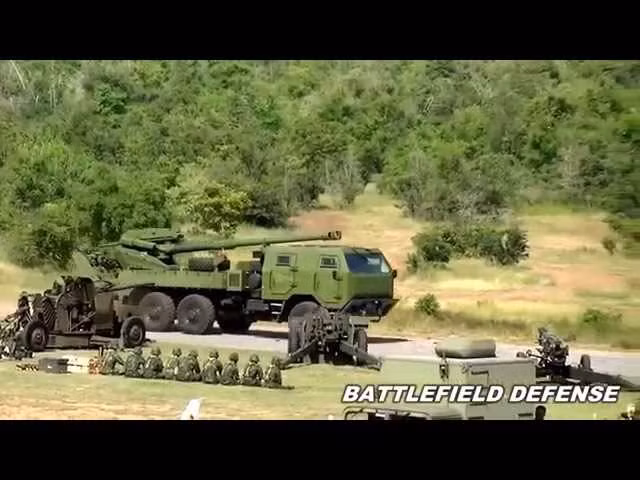 Ở chế độ bắn liên tục, khẩu pháo này có khả năng bắn với tốc độ lên tới hơn 80 viên mỗi phút, cho phép tạo một lưới hỏa lực dày đặc dội vào phía đối phương. Nguồn ảnh: Defence.