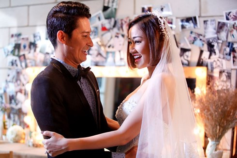 Huy Khánh và Maya trong “Sài Gòn, anh yêu em". Huy Khánh và Maya trong “Sài Gòn, anh yêu em".