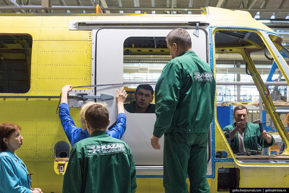 Có không ít những chiếc trực thăng của Không quân Việt Nam trong quá khứ và hiện tại đã từng được sản xuất bên trong nhà máy trực thăng Kazan này. Nguồn ảnh: Livejounal.