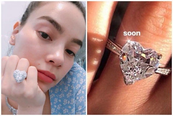 Nhẫn của Hồ Ngọc Hà bị cư dân mạng nói giống đồ mua ngoài chợ chứ không phải kim cương.