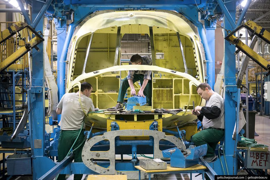 Trực thăng Mi-8 - loại trực thăng thành công và phổ biến nhất lịch sử nhân loại cũng được lắp ráp chủ yếu tại nhà máy này. Nguồn ảnh: Livejounal.