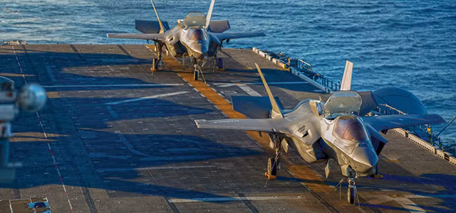 Các máy bay F-35B này thuộc biên chế chính thức của lực lượng Thủy quân Lục chiến số 31 và Thủy quân Lục chiến số 13 của Hải quân Mỹ. Nguồn ảnh: F-35B.