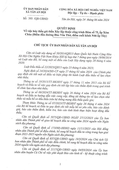 TP HCM: Goi xay lap tai Tan An Hoi, chi 1 nha thau tham gia-Hinh-2