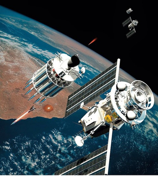 Loại vũ khí đặc biệt này thuộc Dự án Thor Không quân Mỹ đã ấp ủ từ những năm 1950. Ý tưởng để phát triển loại vũ khí đặc biệt này bắt nguồn từ loại bom không chứa thuốc nổ, được làm từ thép đặc thả từ máy bay. Khi được thả từ độ cao hàng ngàn mét, những thanh thép khi chạm đất có khả năng xuyên thủng lớp bê tông dày.