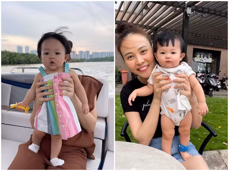 Bà xã của Cường Đô la ngày càng đảm khi lên thiên chức làm mẹ. Cô từng khoe tự tay làm ruốc cá hồi cho con gái.