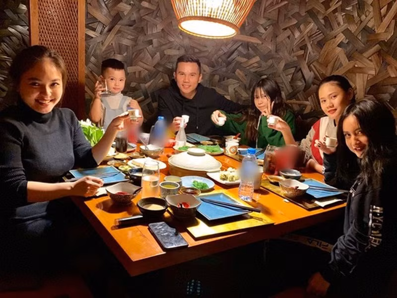 Tú Dưa cho rằng anh là người đàn ông rất may mắn vì có Lam Trang bên cạnh.