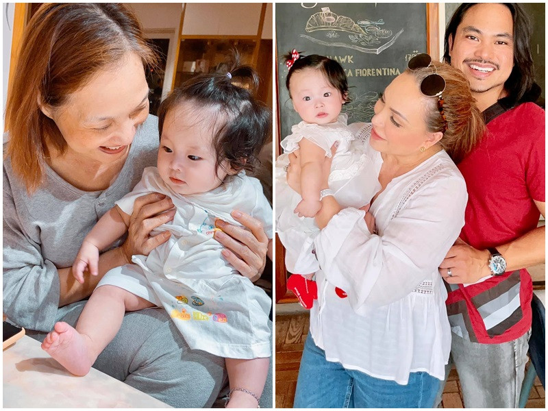 Con gái của Pha Lê đi đâu cũng được nhiều người cưng nựng bởi vẻ ngoài đáng yêu.