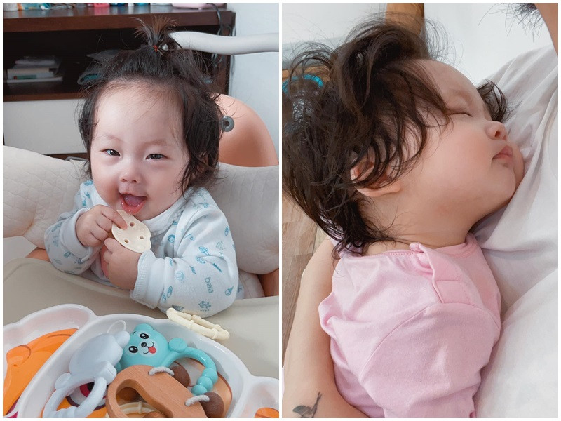 Con gái của Pha Lê khiến nhiều cư dân mạng mê tít bởi có vô vàn biểu cảm đáng yêu.