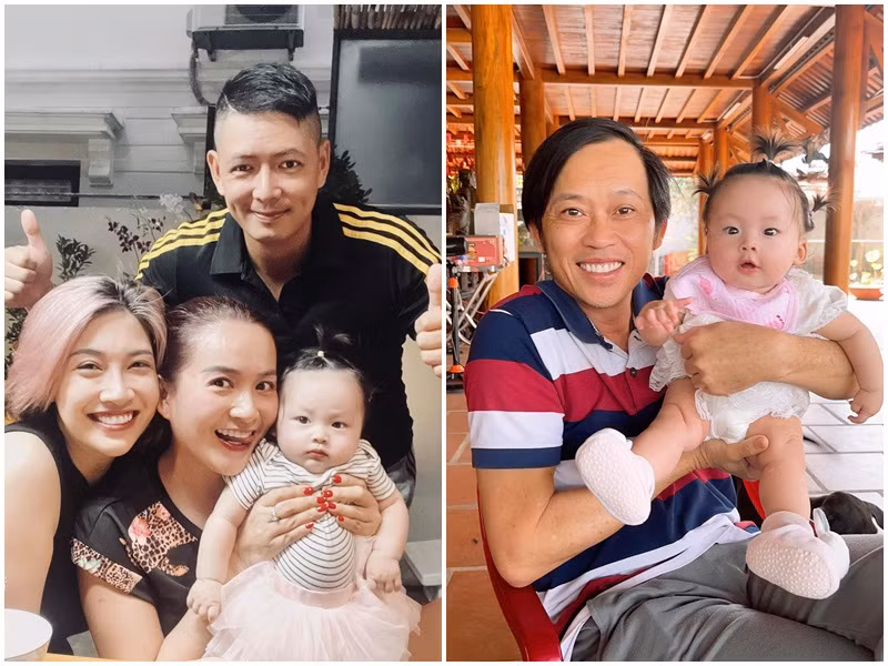 Vợ chồng Bình Minh, danh hài Hoài Linh đều yêu mến bé Ốc.