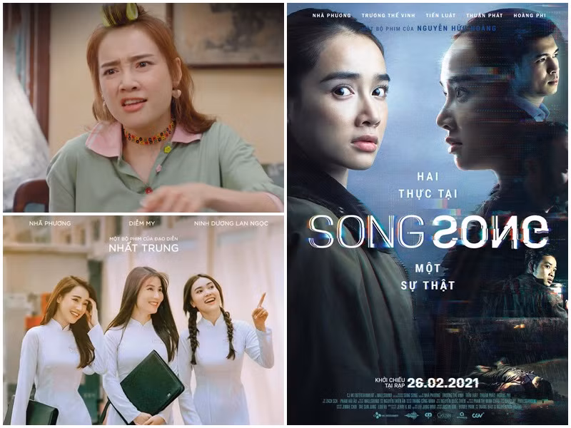 Sau 3 năm kết hôn, Nhã Phương trở lại màn ảnh với 3 vai diễn trong phim "Cây táo nở hoa", "Song song" và "1990".