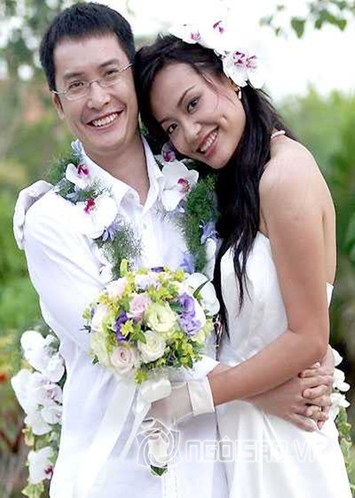 Người bạn đời hiện tại của Hồng Ánh là nhà phê bình Nguyễn Thanh Sơn. Cả hai biết nhau từ những năm 2000. Đến năm 2009, Hồng Ánh quyết định lên xe hoa. Ảnh: Ngôi sao