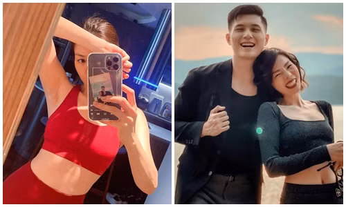 Le Quyen bi soi co hanh dong giong Cam Dan khi hen ho