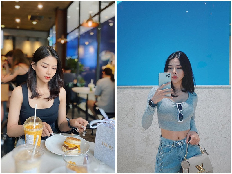 Vợ sắp cưới của Phan Mạnh Quỳnh có gu thời trang trẻ trung, cá tính, năng động.