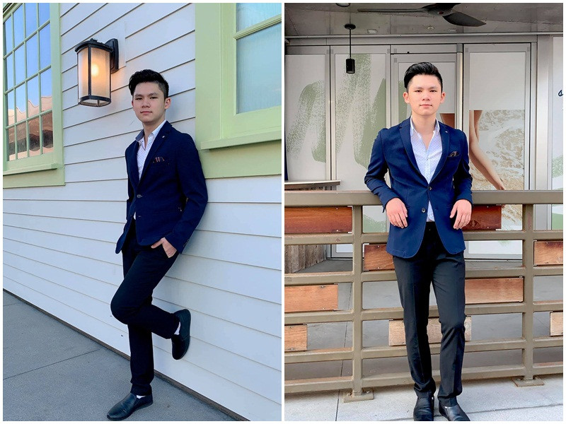 Ở tuổi 18, con trai đầu lòng của Bằng Kiều còn có ngoại hình điển trai.