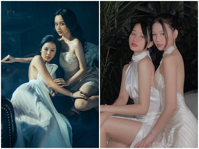 Trúc Anh không ít lần đọ sắc cùng Amee. Ngoài đời, hai nữ diễn viên phim "Thiên thần hộ mệnh" khá thân thiết.