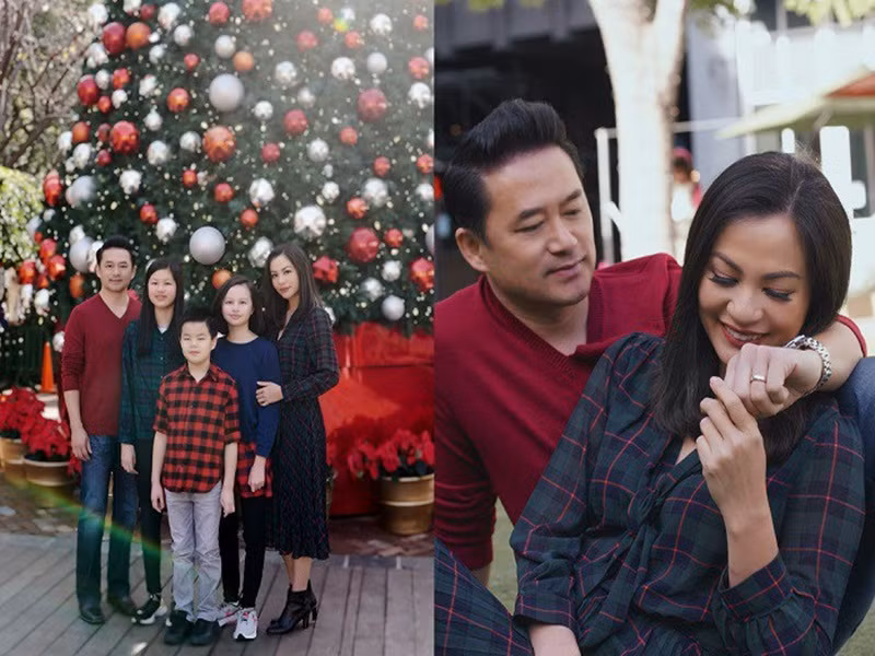 Từ năm 2020, do dịch COVID-19, vợ cũ của đại gia Đức An có nhiều thời gian dành cho chồng con. Ảnh: Thời đại plus