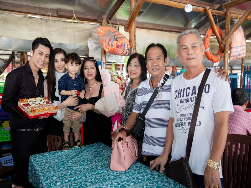 Mối quan hệ giữa Lâm Khánh Chi và gia đình chồng vẫn tốt đẹp.