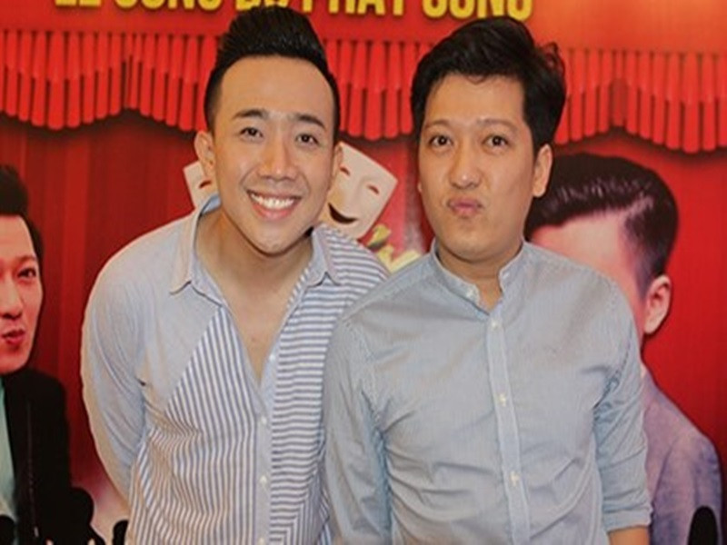 Cùng đi một con đường, Trấn Thành và Trường Giang không tránh khỏi việc bị so sánh. Từng có tin đồn hai danh hài này bằng mặt không bằng lòng. Tuy nhiên, người trong cuộc lên tiếng phủ nhận. Ảnh: Lao động