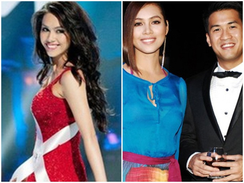 Vũ Thị Hoàng My không lọt top 15 khi tham gia Hoa hậu Hoàn vũ Thế giới 2011. Năm 2017, chân dài bị ném đá dữ dội vì phát ngôn bão Damrey không bằng cơn bão dành cho đương kim hoa hậu. Sau ồn ào này, Hoàng My im hơi lặng tiếng. Về đời tư, Hoàng My từng hẹn hò Phillip Nguyễn - em chồng Tăng Thanh Hà. Cả hai chia tay vì Hoàng My chọn sự nghiệp điện ảnh. Ảnh: Saostar, Phụ nữ Việt Nam