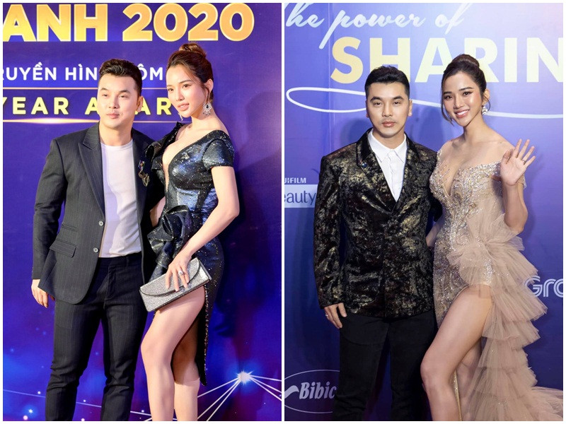 Xuất hiện bên Ưng Hoàng Phúc, Kim Cương đều trở thành tâm điểm của mọi ánh nhìn bởi vẻ ngoài quyến rũ.