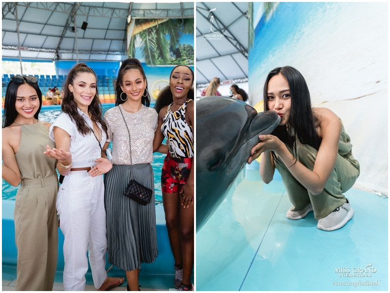 Trong những ngày qua, Han Lay tham gia các hoạt động cùng top 5 Hoa hậu Hòa bình Quốc tế 2020.