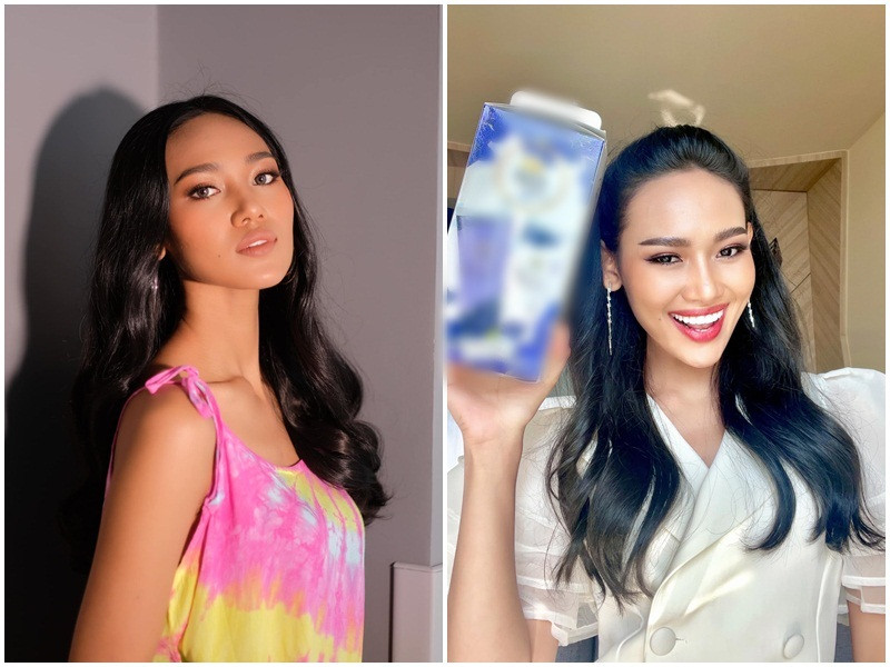 Hình ảnh Han Lay làm người mẫu quảng cáo trước khi bị quân đội ban lệnh truy nã.