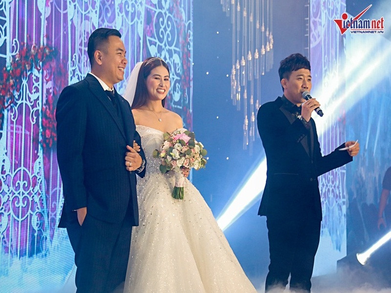 Trấn Thành từng làm MC cho đám cưới của Nhất Trung. Ảnh: Vietnamnet