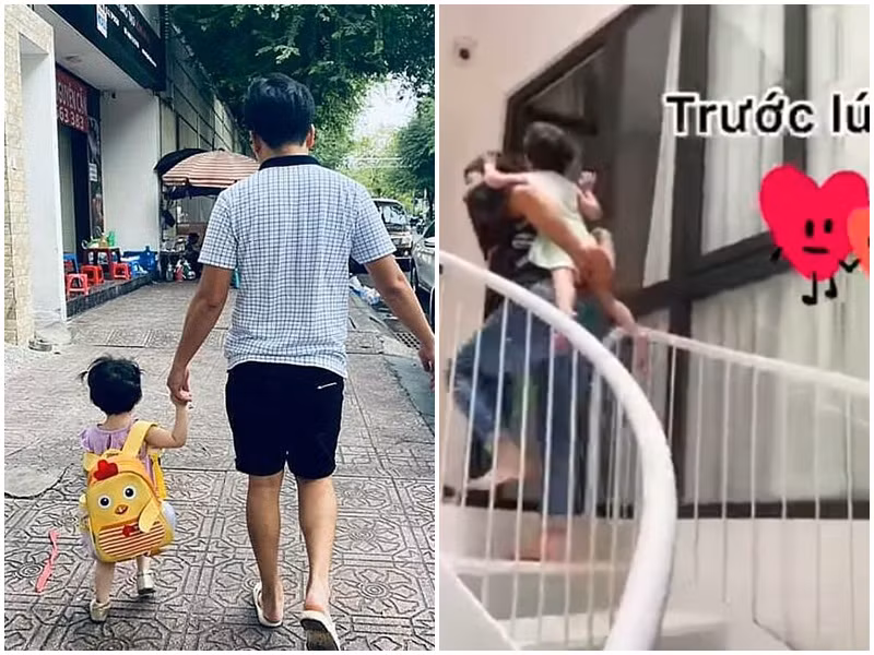 Trường Giang được xem là một trong những ông bố "nghiện con" nhất Vbiz. Anh dành thời gian rảnh rỗi chăm sóc và chơi đùa cùng con gái.