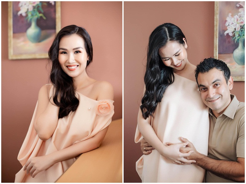 Võ Hạ Trâm dự định sẽ ở nhà dưỡng thai khi mang bầu 7 tháng.