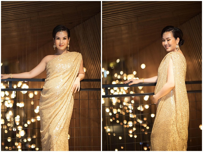 Bạn bè, người hâm một tấm tắc khen nhan sắc của Võ Hạ Trâm. Ở tháng thứ 6 thai kỳ, vóc dáng của cô khá gọn gàng. Theo Võ Hạ Trâm, cô tăng 6kg.