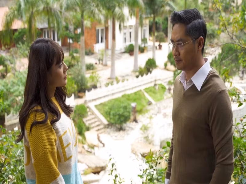 Hồ Bích Trâm và Minh Luân không còn cạch mặt nhau khi đóng chung một bộ phim. Ảnh: Vietnamnet