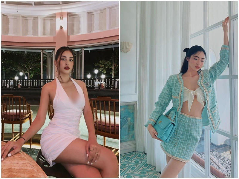 Gu thời trang của hai nữ giám khảo Hoa hậu Thế giới Việt Nam 2021 đều theo hướng gợi cảm, cá tính.