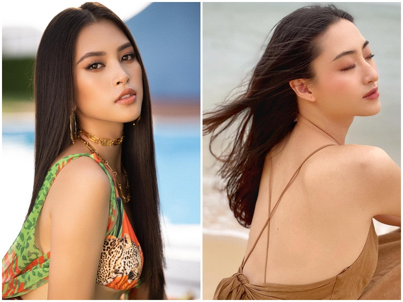 Trong khi đó, Lương Thùy Linh hiện tại sở hữu số đo 3 vòng 88-64-95. Vào thời điểm trước khi đăng quang, cô có số đo hình thể 86-66-92.