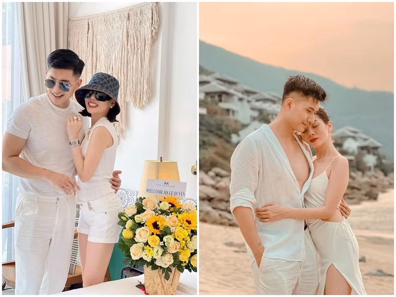 Sau một thời gian úp mở, Lệ Quyên và Lâm Bảo Châu thoải mái khoe mối tình lệch tuổi đầy lãng mạn trước công chúng.