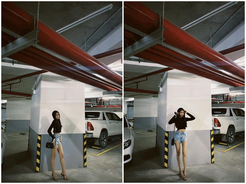 Bạn gái tin đồn của Đoàn Văn Hậu lần hiếm hoi mặc táo bạo ở đời thường. Cô diện quần short, áo crop top khoe chân dài miên man cùng eo thon.