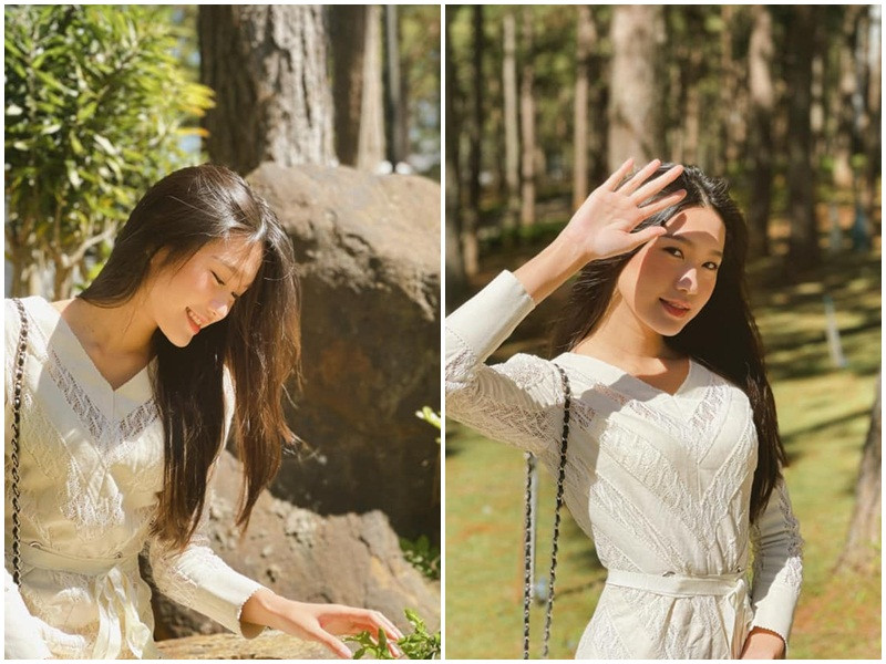 Trên trang cá nhân, top 10 Hoa hậu Việt Nam 2020 chăm chỉ cập nhật hình ảnh cá nhân.