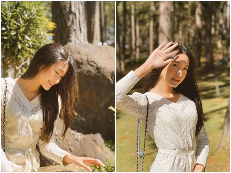 Trên trang cá nhân, top 10 Hoa hậu Việt Nam 2020 chăm chỉ cập nhật hình ảnh cá nhân.