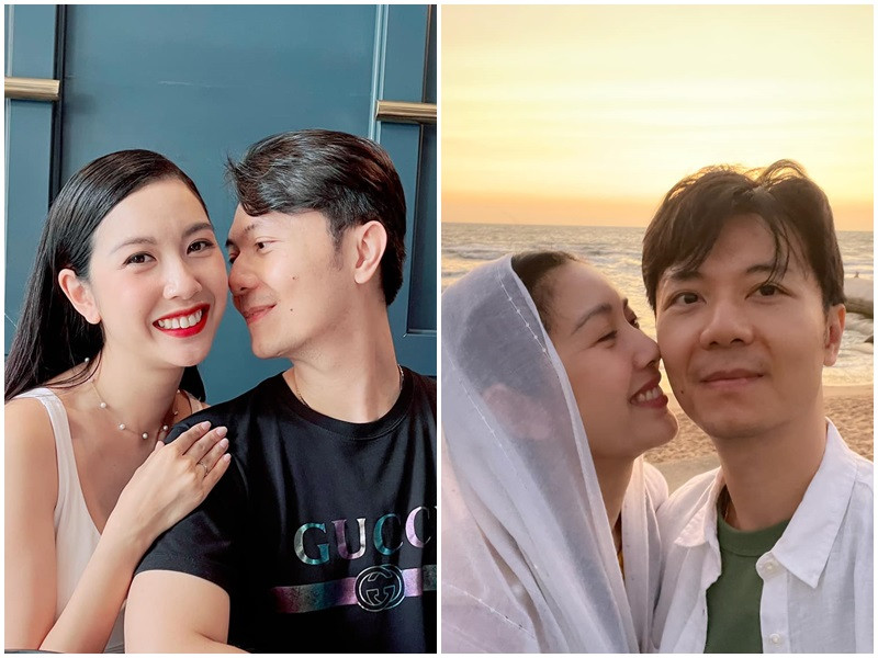 Cặp đôi có không ít khoảnh khắc ngọt ngào bên nhau sau đám cưới.