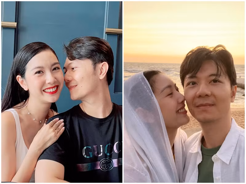 Cặp đôi có không ít khoảnh khắc ngọt ngào bên nhau sau đám cưới.