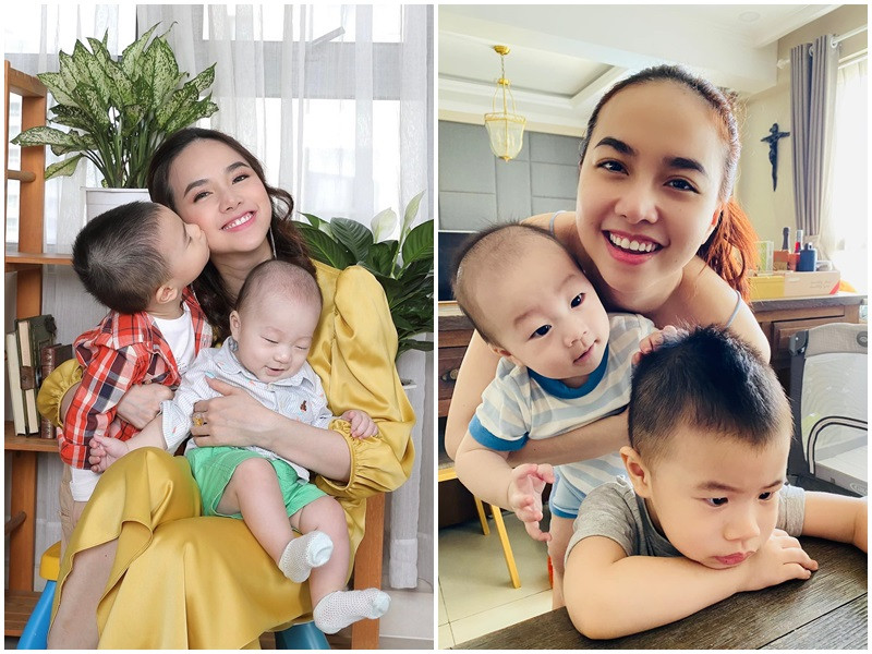 Bà xã của Victor Vũ sinh con trai đầu lòng vào năm 2018. 2 năm sau, cô có thêm con.