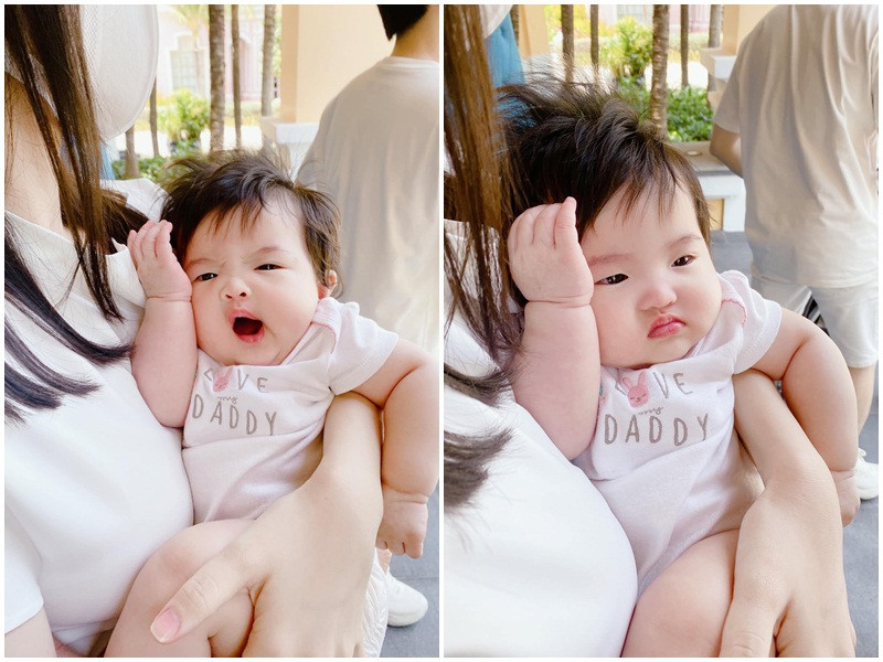 Vợ chồng Đông Nhi lập tài khoản Instagram riêng cho con gái để lưu giữ những hình ảnh đáng yêu của bé.