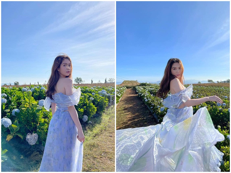 Chân dài gốc Trà Vinh nhận được nhiều lợi khen ngợi về nhan sắc trong bộ ảnh mới nhất.