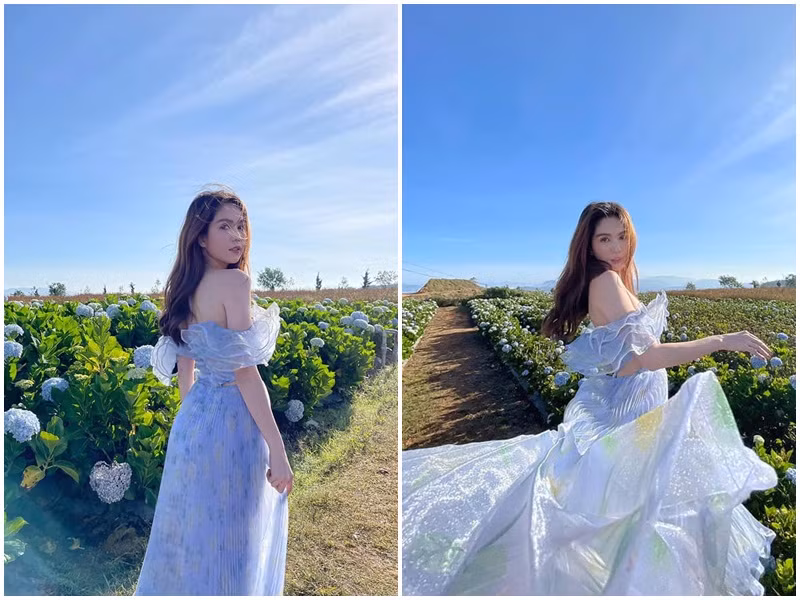 Chân dài gốc Trà Vinh nhận được nhiều lợi khen ngợi về nhan sắc trong bộ ảnh mới nhất.