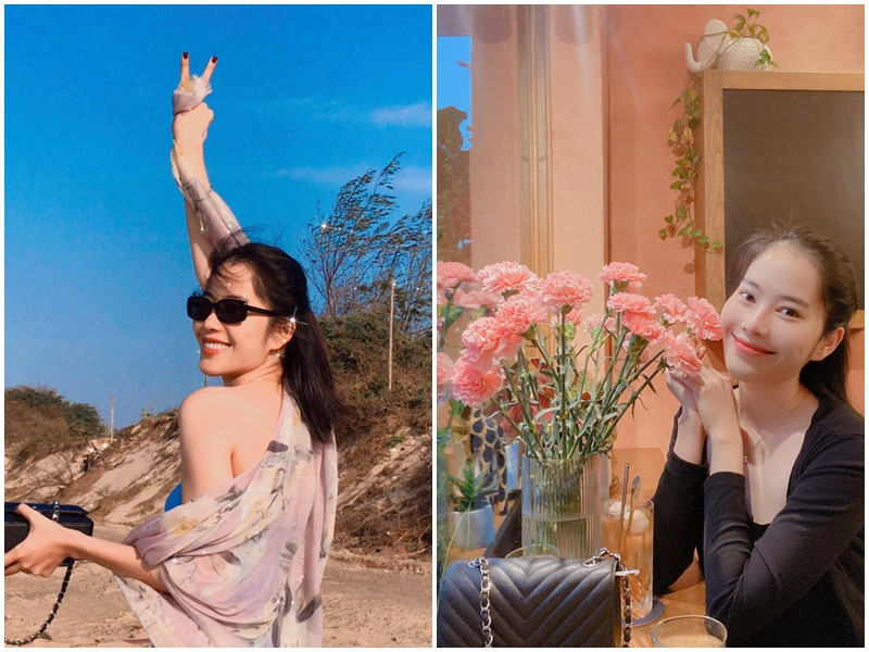 Trong thời gian qua, Nam Em thường xuyên đăng tải hình ảnh rạng rỡ.