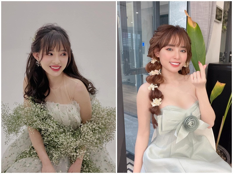 "Anh ấy lại là người thích cái đẹp, nhiều khi tôi xuề xòa quá thì anh ấy sẽ nhắc nhở. Còn tôi quan niệm phụ nữ nên chăm chút bản thân dù bận cỡ nào cũng vậy", bà mẹ hai con cho biết.