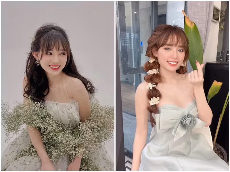 "Anh ấy lại là người thích cái đẹp, nhiều khi tôi xuề xòa quá thì anh ấy sẽ nhắc nhở. Còn tôi quan niệm phụ nữ nên chăm chút bản thân dù bận cỡ nào cũng vậy", bà mẹ hai con cho biết.