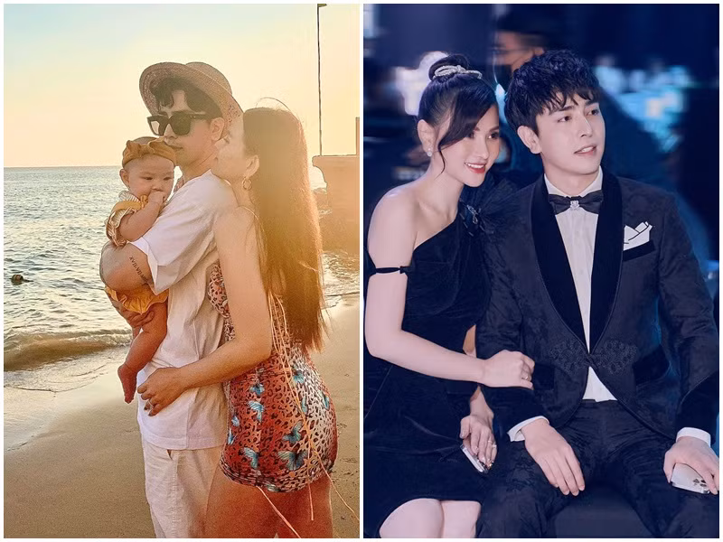 Thu Thủy hạ sinh con gái cho Kin Nguyễn vào tháng 9/2020. Trong lúc nữ ca sĩ vượt cạn, chồng trẻ của cô luôn túc trực.