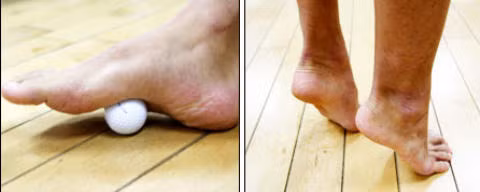 Có một cách khác giúp ngăn ngừa những hệ quả tai hại của chúng. Sau mỗi lần đi giày cao gót, bạn có thể lăn một vật tròn có kích cỡ như quả bóng chơi gôn trên lòng bàn chân, điều này sẽ thúc đẩy sự chuyển động và tăng cường những cơ bắp trên chân của bạn.