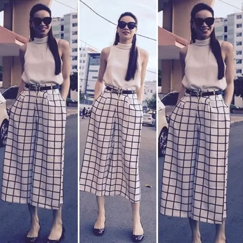 Culottes là tên tiếng Anh ngắn gọn để chỉ style quần ống rộng dáng lửng rất cá tính. Nằm trong dòng chảy trỗi dậy của các xu hướng trong quá khứ, culottes đánh dấu sự trở lại ấn tượng vào mùa hè năm nay với kiểu dáng cách điệu ấn tượng, phù hợp với thời trang hiện đại hơn. Xu hướng này ngày càng trở nên hot hơn với sự tham gia của các ngôi sao nổi tiếng như Hồ Ngọc Hà, Văn Mai Hương, Lưu Hương Giang...