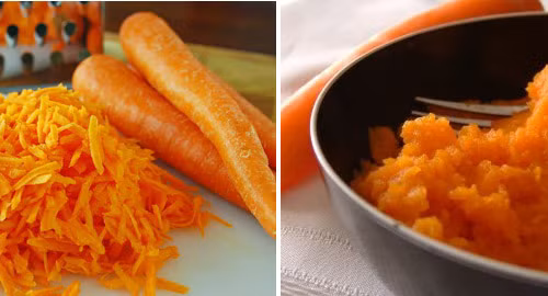 Trắng da chân nhờ cà rốt. Xay nhuyễn cà rốt hoặc đơn giản hơn bạn có thể sử dụng máy ép hoa quả để ép cà rốt lấy nước. Sau đó dùng bã đắp lên da chân trong vòng 30 phút thì rửa lại với nước. Nước ép dùng để uống hàng ngày để tăng cường dưỡng chất cho da.